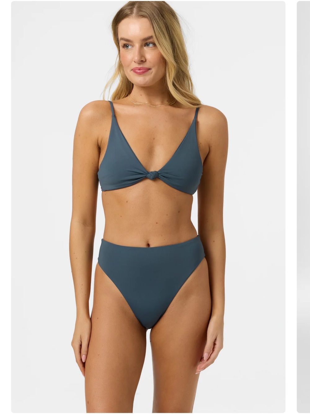 O'Neill Slate Blue Bikini Set Size Medium